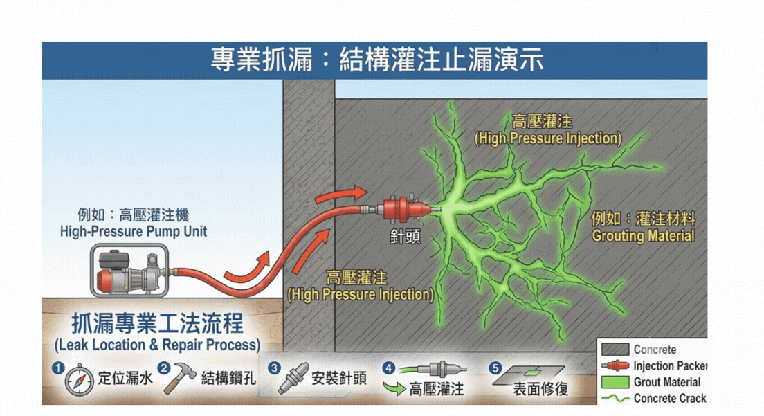 高壓灌注技術演示